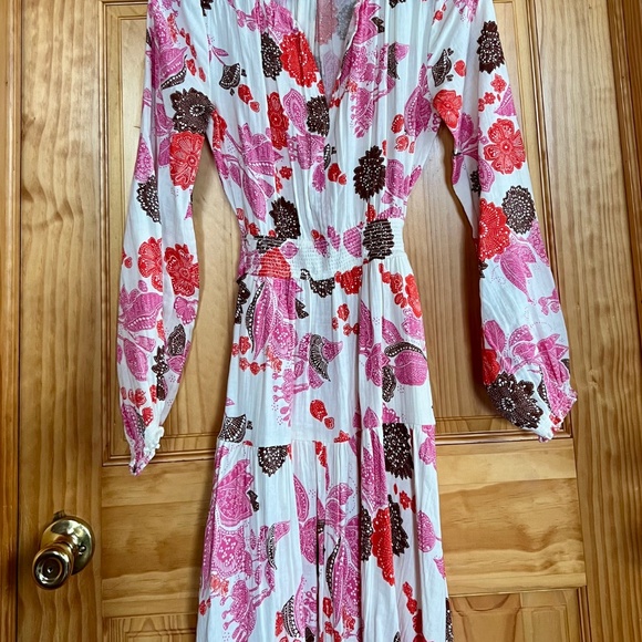 ME+EM Bali print cheesecloth maxi dress - Picture 5 of 10